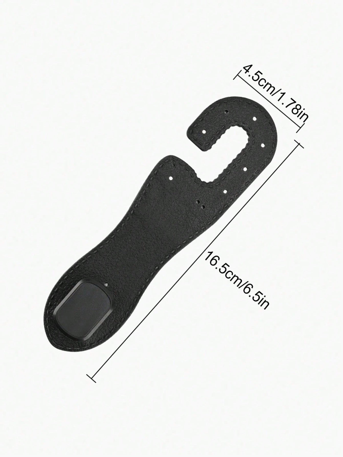 Car Seat Back Storage Hooks, Hidden Metal Hook Design- Made Of Rubber Leather Material, Suitable For Various Car Models