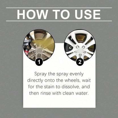 Car Wheel Cleaning Spray Tire Cleaning Spray Cleaning Maintenance Decontamination Refurbishment Spray