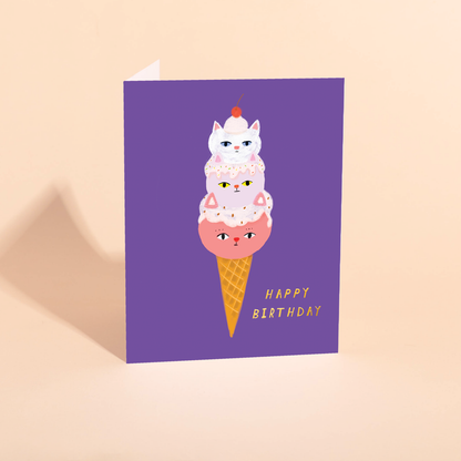 Carolyn Suzuki Birthday Card - Gelato