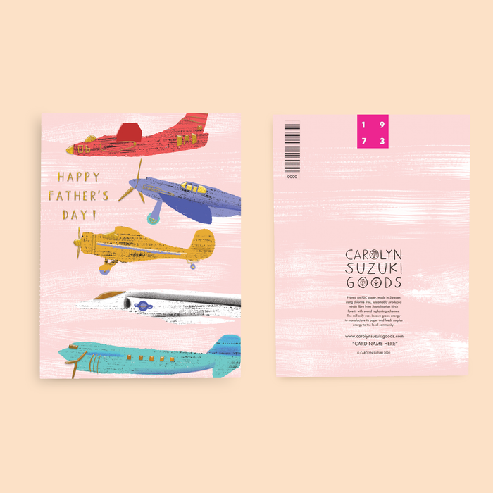 Carolyn Suzuki Father's Day Card - Air Show