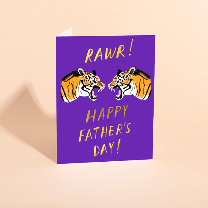 Carolyn Suzuki Father's Day Card - Tigris