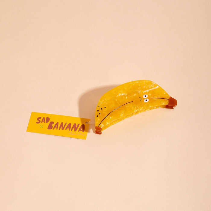 Carolyn Suzuki Hair Claw - Sad Banana