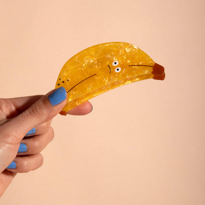 Carolyn Suzuki Hair Claw - Sad Banana