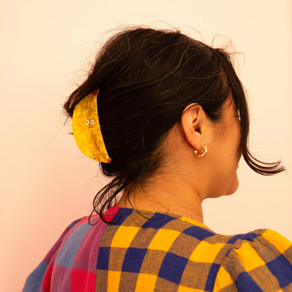 Carolyn Suzuki Hair Claw - Sad Banana