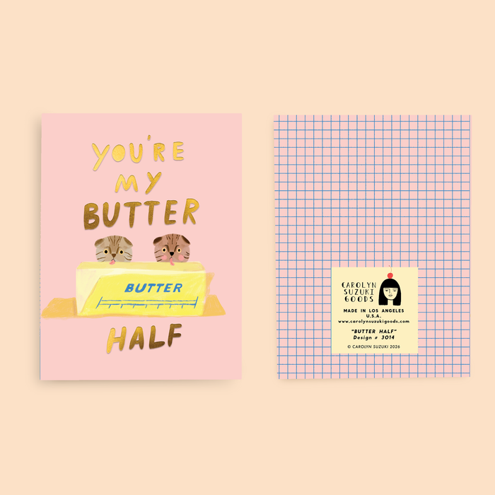 Carolyn Suzuki Love Card - Butter Half