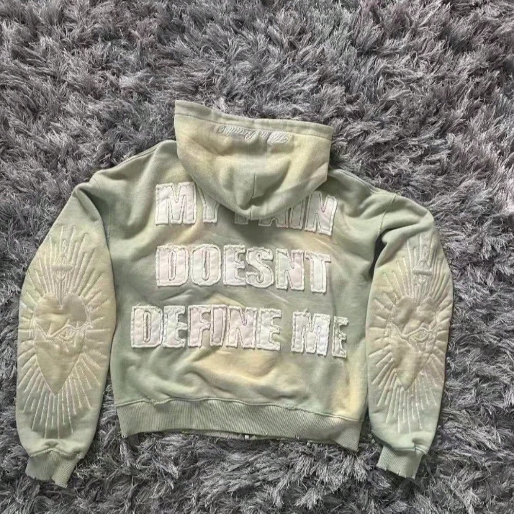 Casual And Comfortable Printed Sweater Short Hoodie Versatile Zipper Cardigan Jacket