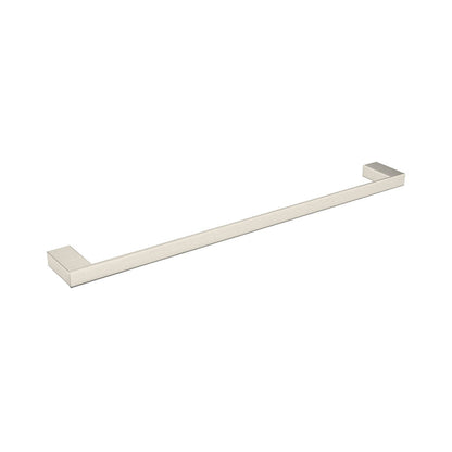 CELIA SINGLE TOWEL RAIL BRUSHED NICKEL 800MM 4630-BN Accessories Nero
