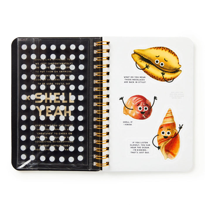 Chronicle Books - Brass Monkey Shell Yeah Sticker Book
