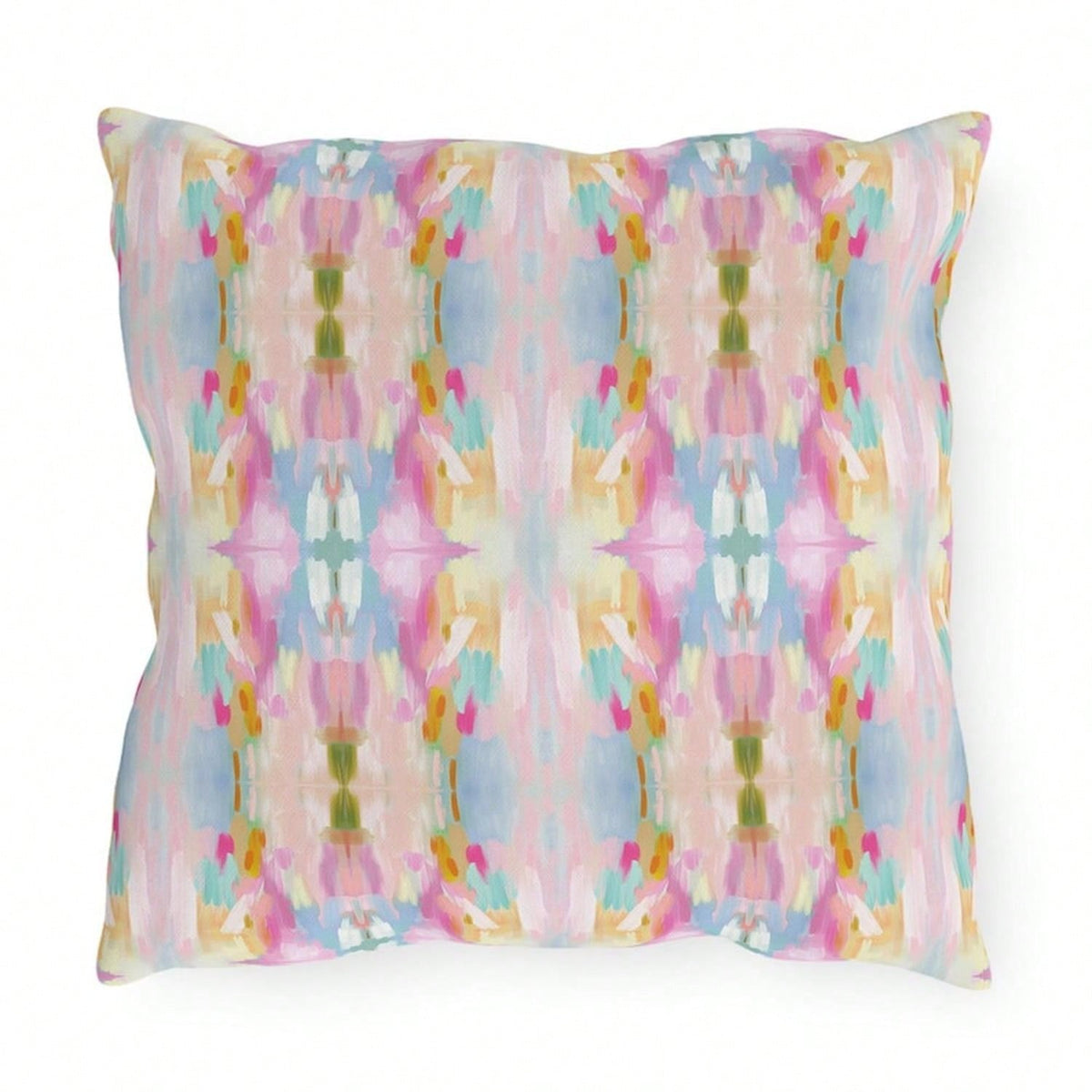 CKnight [Room Decor Pillow]Abstract Art OUTDOOR Pillow Mirrored Patio Decor Pink Purple Blue Garden Pillows Balcony Modern Swimming Pool Lumbar Swing Pillows Designer