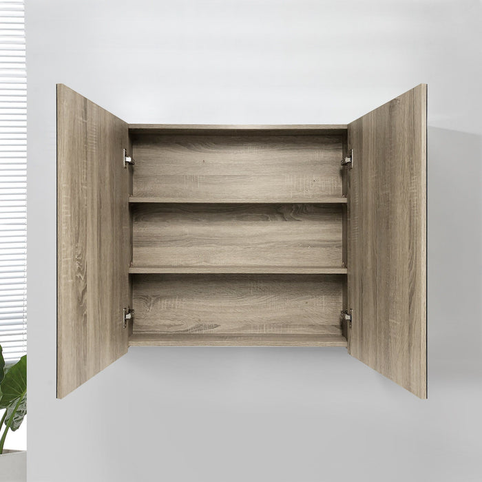 750mm Oak Shaving Cabinet Vanities & Mirrors Arova