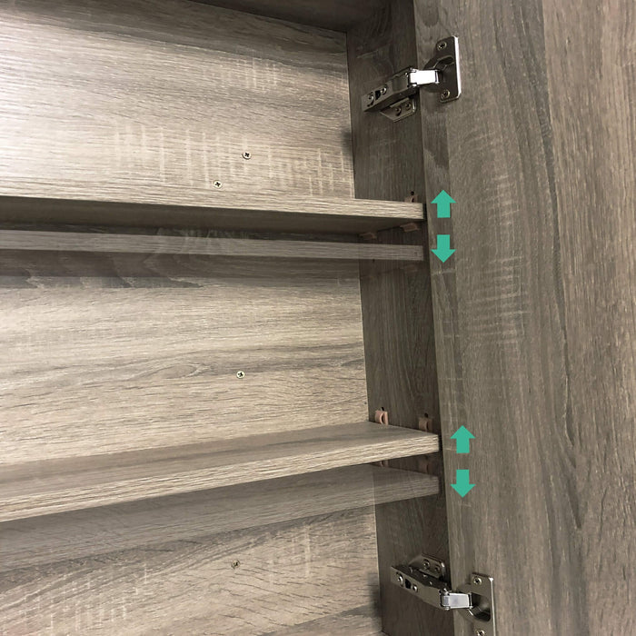750mm Oak Shaving Cabinet Vanities & Mirrors Arova