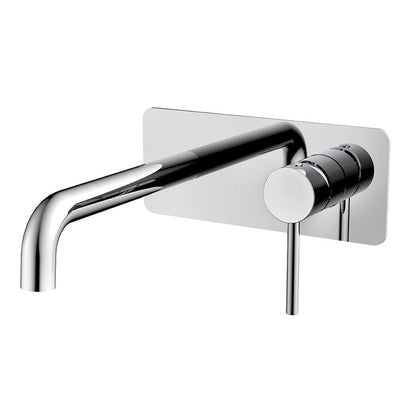 COMO Wall Basin Mixer Spout Chrome Tapware Arova