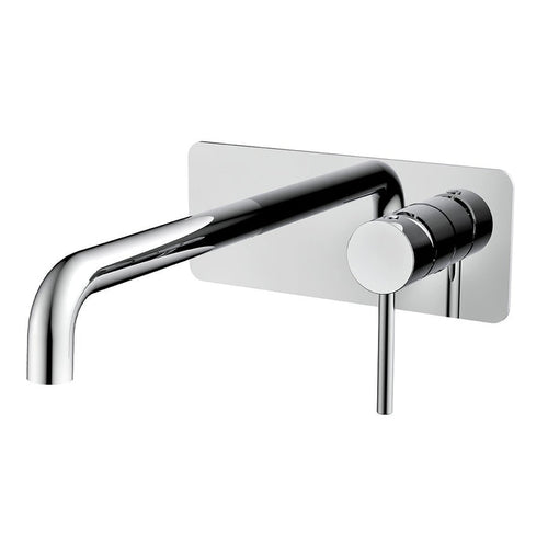 COMO Wall Basin Mixer Spout Chrome Tapware Arova