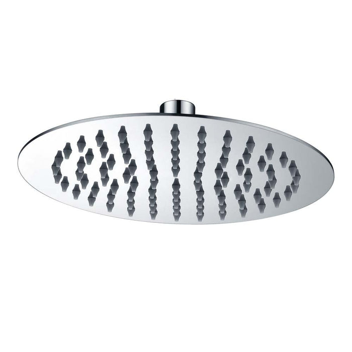 MICA Round Shower Head 200mm Chrome Showers Arova