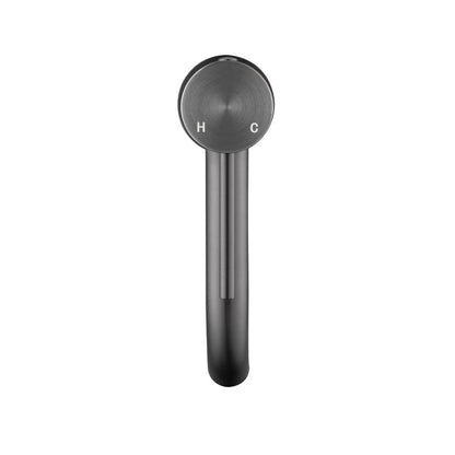 CLIO Round Basin Mixer Gunmetal Tapware Arova