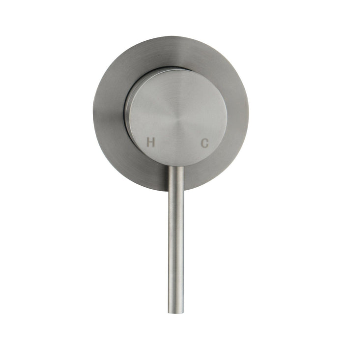 CLIO Round Shower / Bath Mixer Brushed Nickel Tapware Arova