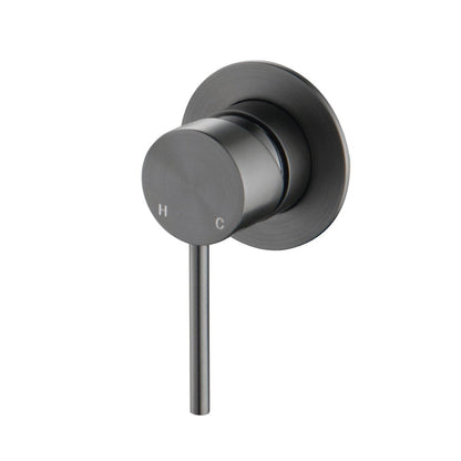 CLIO Round Shower / Bath Mixer Gunmetal Tapware Arova