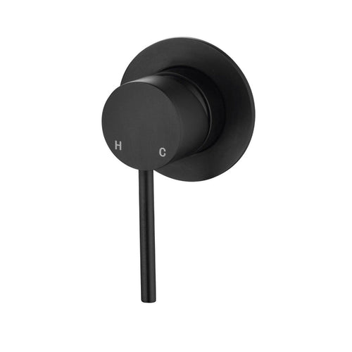 CLIO Round Shower / Bath Mixer Matte Black Tapware Arova