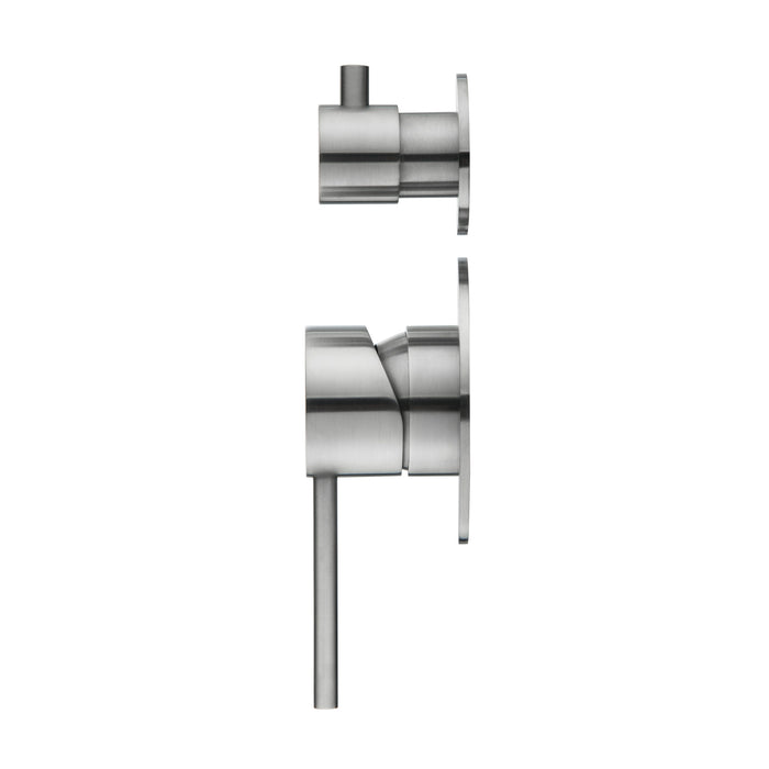 CLIO Shower / Bath Mixer with Divertor Brushed Nickel AROVA