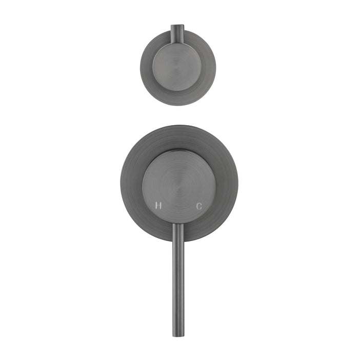 CLIO Shower / Bath Mixer with Divertor Gunmetal AROVA