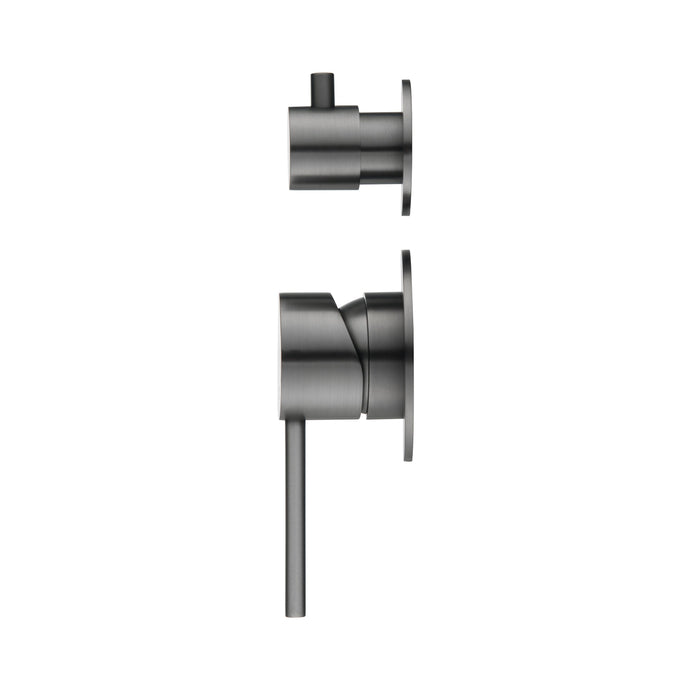 CLIO Shower / Bath Mixer with Divertor Gunmetal AROVA