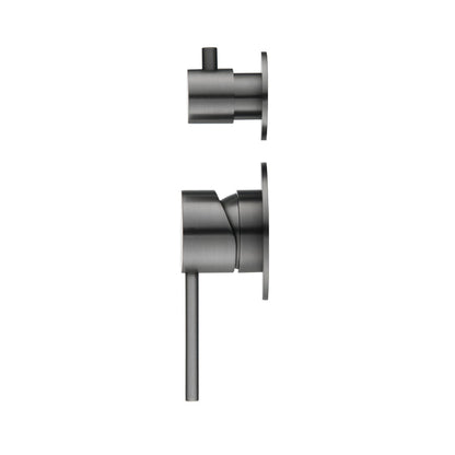 CLIO Shower / Bath Mixer with Divertor Gunmetal AROVA