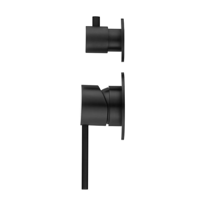 CLIO Shower / Bath Mixer with Divertor Matte Black AROVA