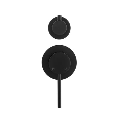 CLIO Shower / Bath Mixer with Divertor Matte Black AROVA