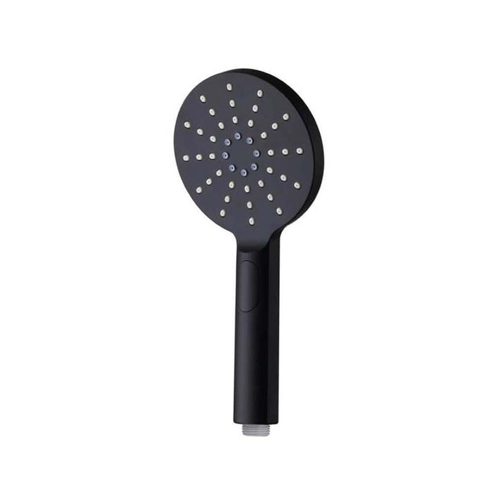 Round Handset Matte Black Accessories Arova