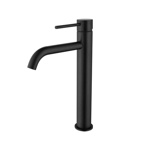 CLIO Tall Basin Mixer Matte Black Tapware Arova