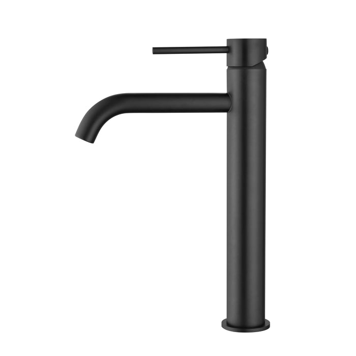CLIO Tall Basin Mixer Matte Black Tapware Arova