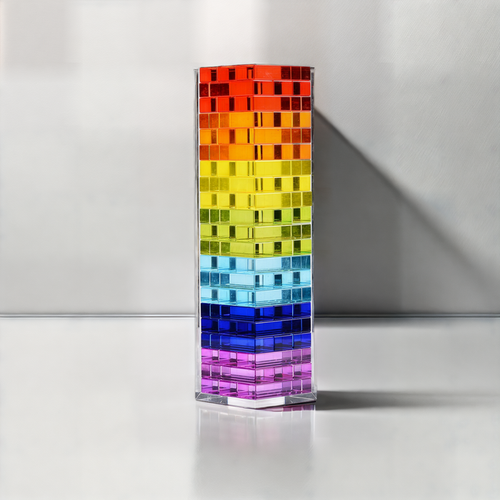 CMY Cubes - Newton's Tower (Final Sale)