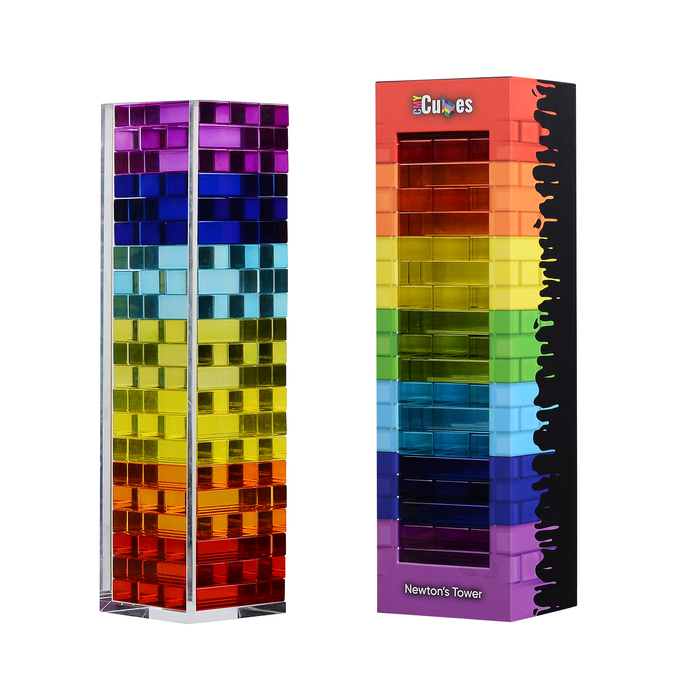CMY Cubes - Newton's Tower (Final Sale)
