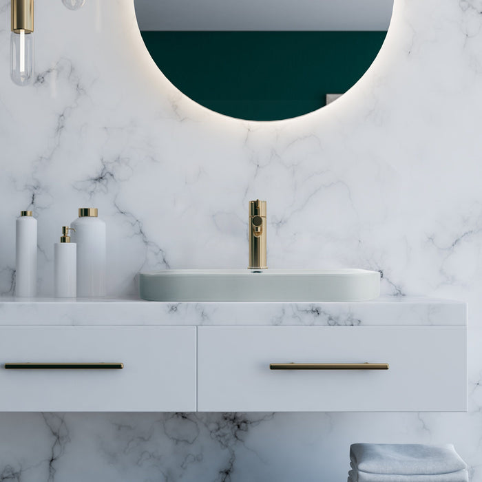 CoCo Half Inset Basin Soft Corners 1 Tap Hole Basins ECT