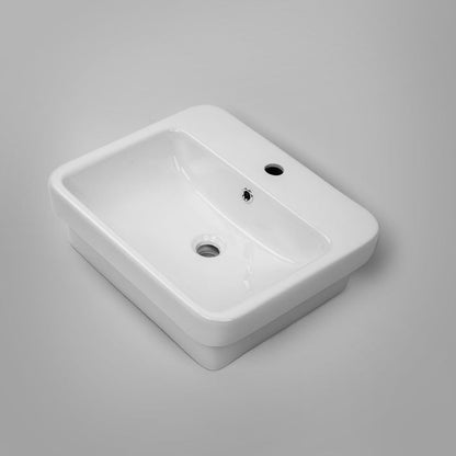 CoCo Half Inset Basin Soft Corners 1 Tap Hole Basins ECT