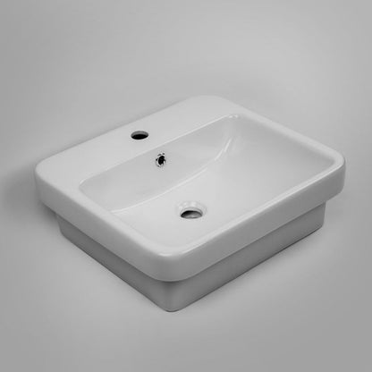 CoCo Half Inset Basin Soft Corners 1 Tap Hole Basins ECT