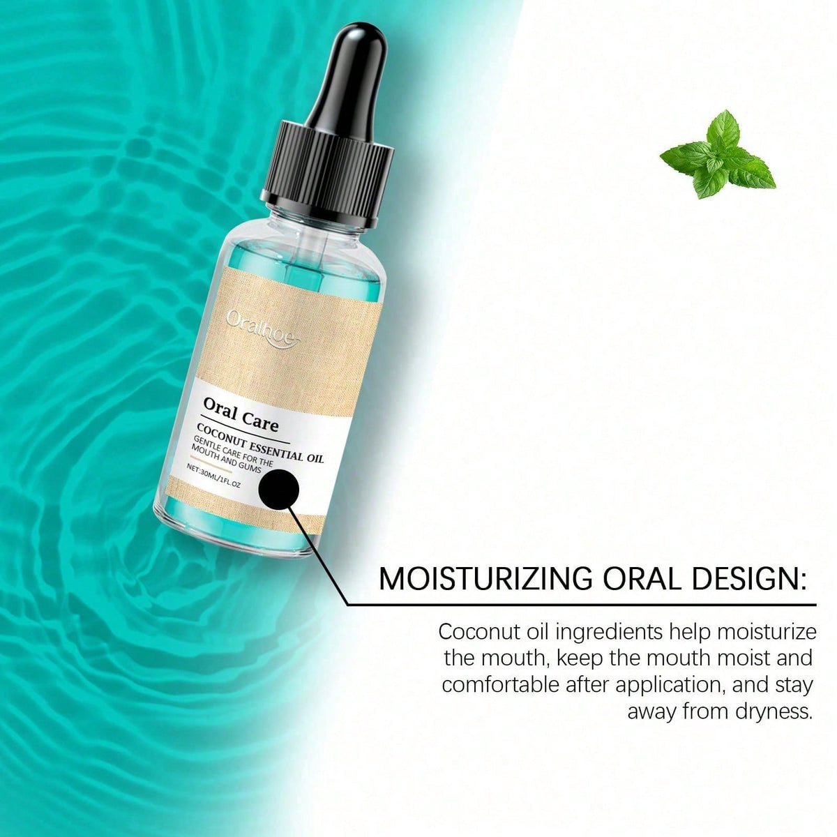 Coconut Mouthwash Gently Caresses The Gums, Cleans Dirt Residues, Freshens Breath And Provides Oral Care