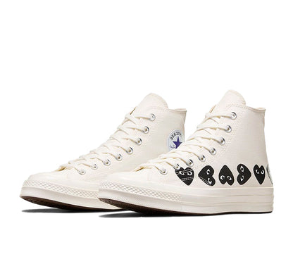 Converse Chuck Taylor All Star 70 Hi "Comme des Garcons PLAY Multi-Heart Milk"