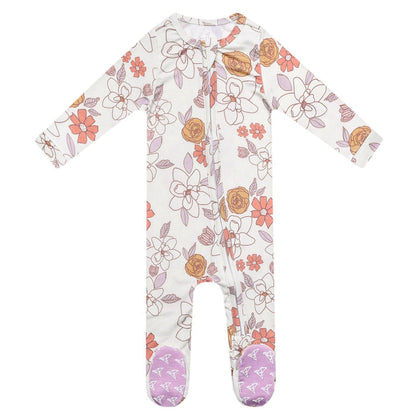 Copper Pearl - Zip-Up Footie Pajama - Ferra