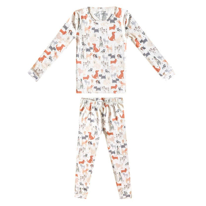 Copper Pearl Long Sleeve Pajama Set - Rufus