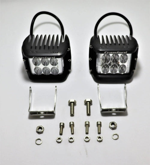Crawford 90-degree LED light cube pods for Subaru off-road lighting