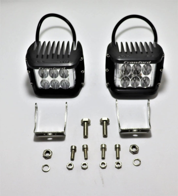 Crawford Performance 90 Degree Subaru LED Light Pods - Crawford Performance
