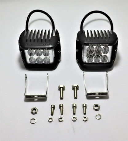 Crawford Performance 90 Degree Subaru LED Light Pods - Crawford Performance