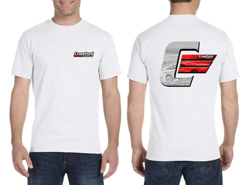 Crawford Performance icon logo t-shirt with off-road Crosstrek graphic