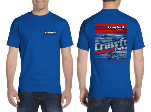 Crawford Performance Off-Road, Street, and Track themed t-shirt
