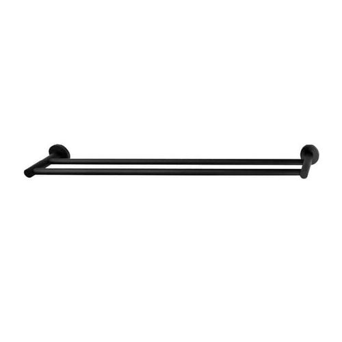 CURO double towel rail in Matt Black Accessories ECT