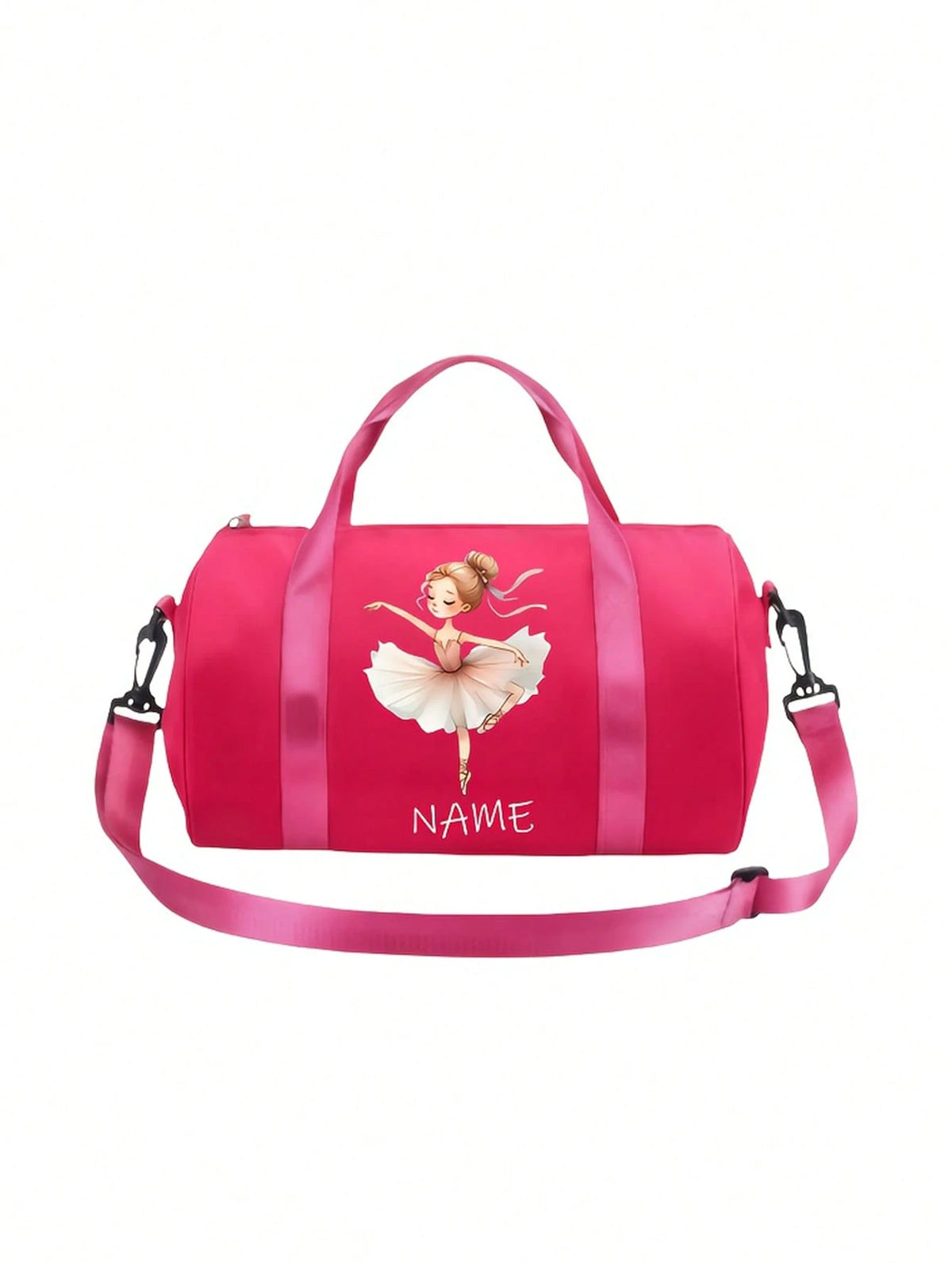 Customizable Personalized Name Suitcase, Customizable Name/Text Women's Ballet Handbag/Backpack- High Quality Nylon Backpack With Adjustable Shoulder Strap, Suitable As Ballet Dancer Gift, Travel And