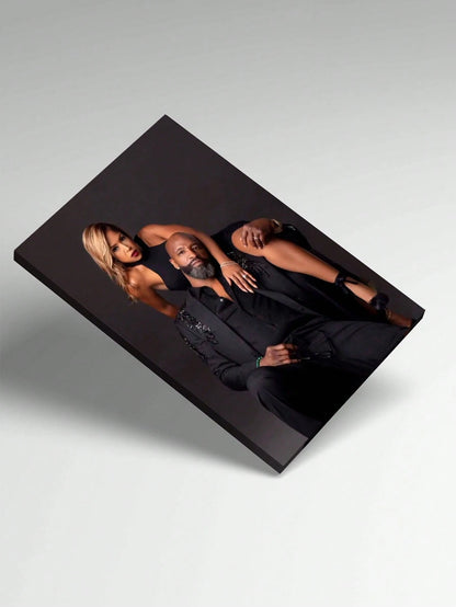 Customizable Wooden Frame Canvas Wall Art- Personalized Family Portraits And Action Photos, Printing, Suitable For Living Room, Bedroom Or Home Office Decor