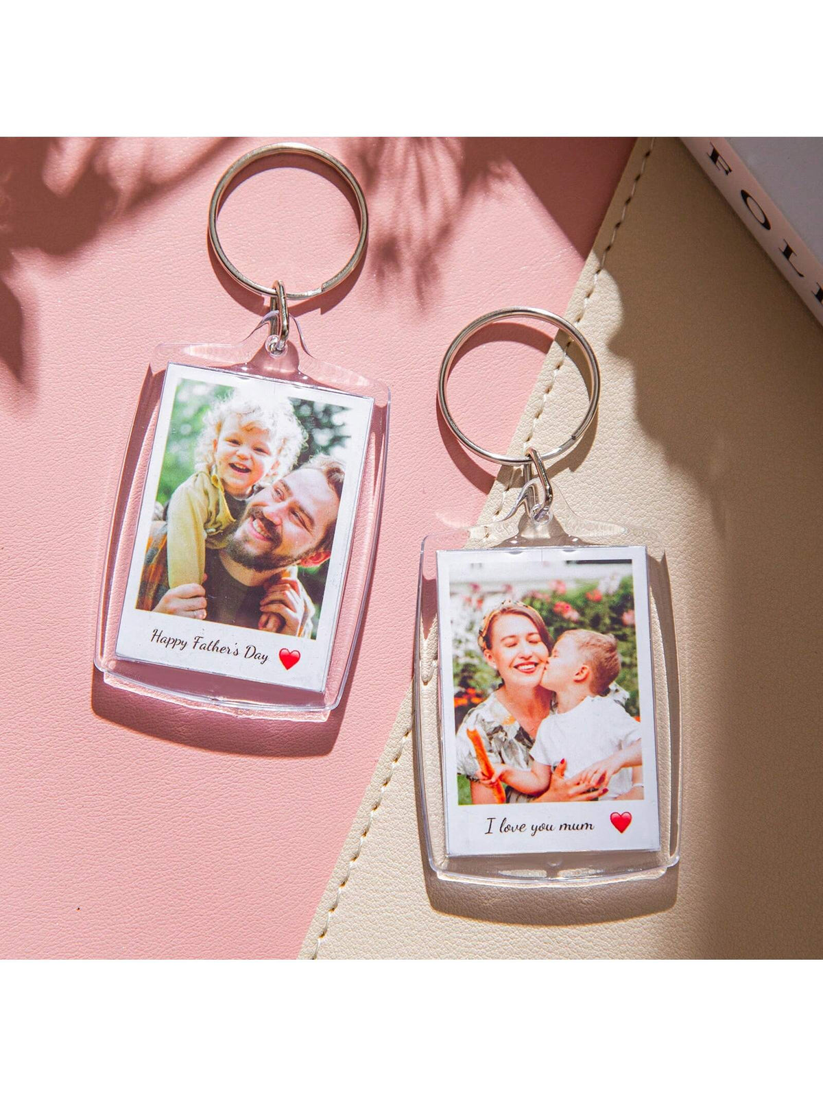 Customized Photo & Text, Personalized Keyring, Couples Keychain, Photo Keychain, Valentine's Day Gift, Birthday Gift, Anniversary Gift, Couples Gift,For Family, Mother's Day Gift, Perfect Gift, Thou
