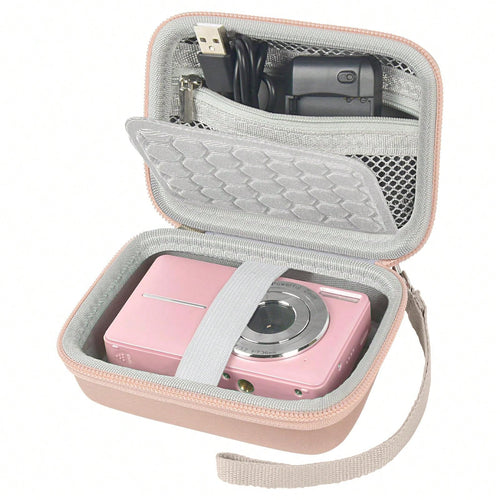 Digital Camera Protective Case Compatible With CAMKORY/Pixpro/VAHOIALD/DSCW800 830/PowerShot 180 190- Case Only (Camera Not Included), Camera Bag